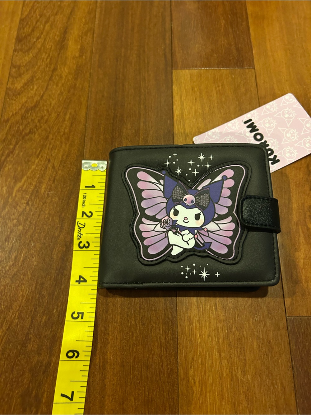 Sanrio Kuromi Purple Butterfly Garden Mini Wallet - Picture 8 of 10